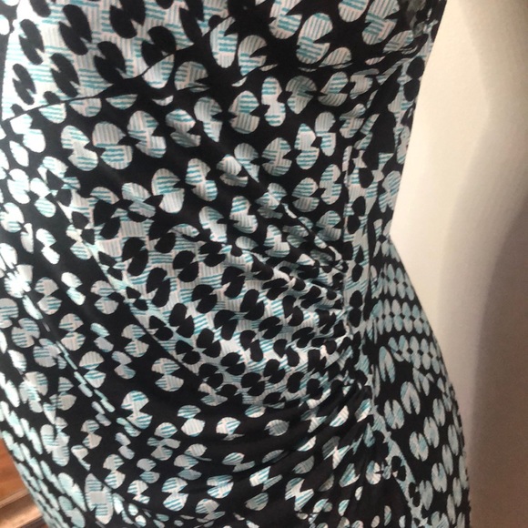 Verse stitch fix teal and black pattern dress. - Picture 3 of 5